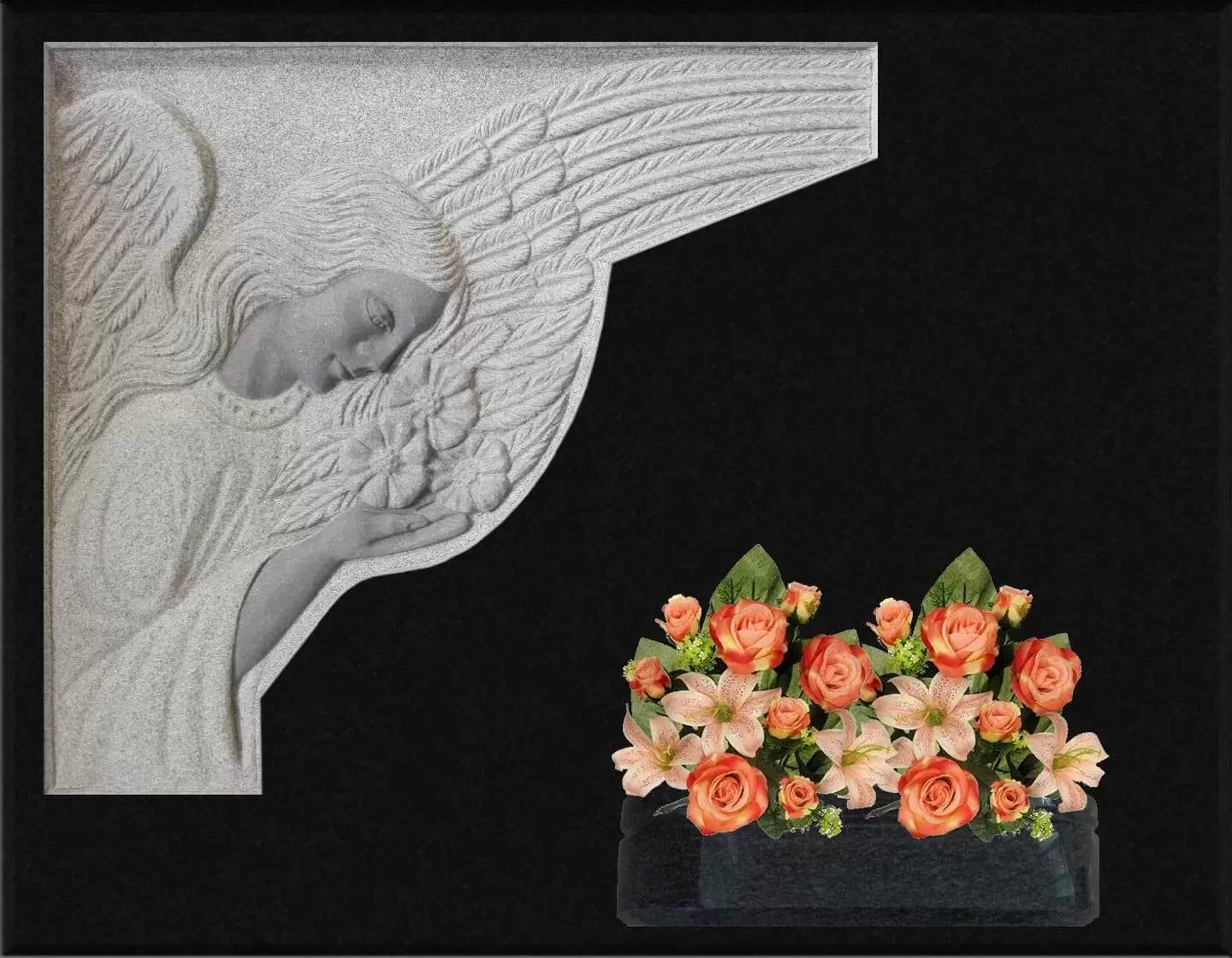 Ángel tallado T.163