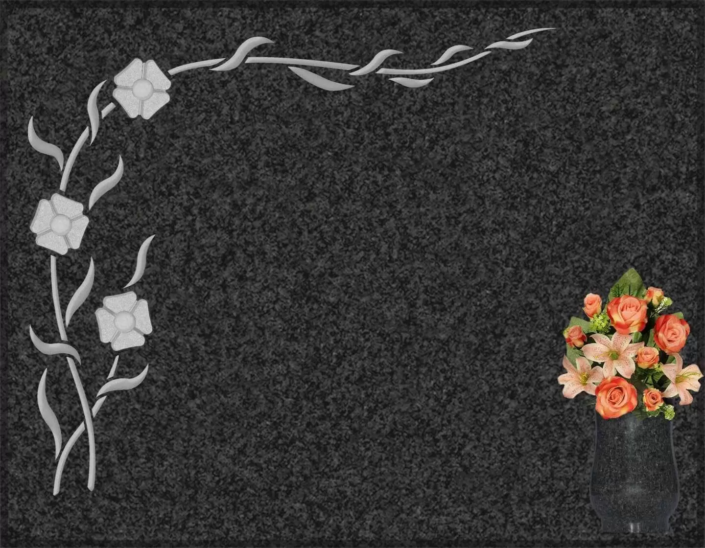 Flores talladas T.176