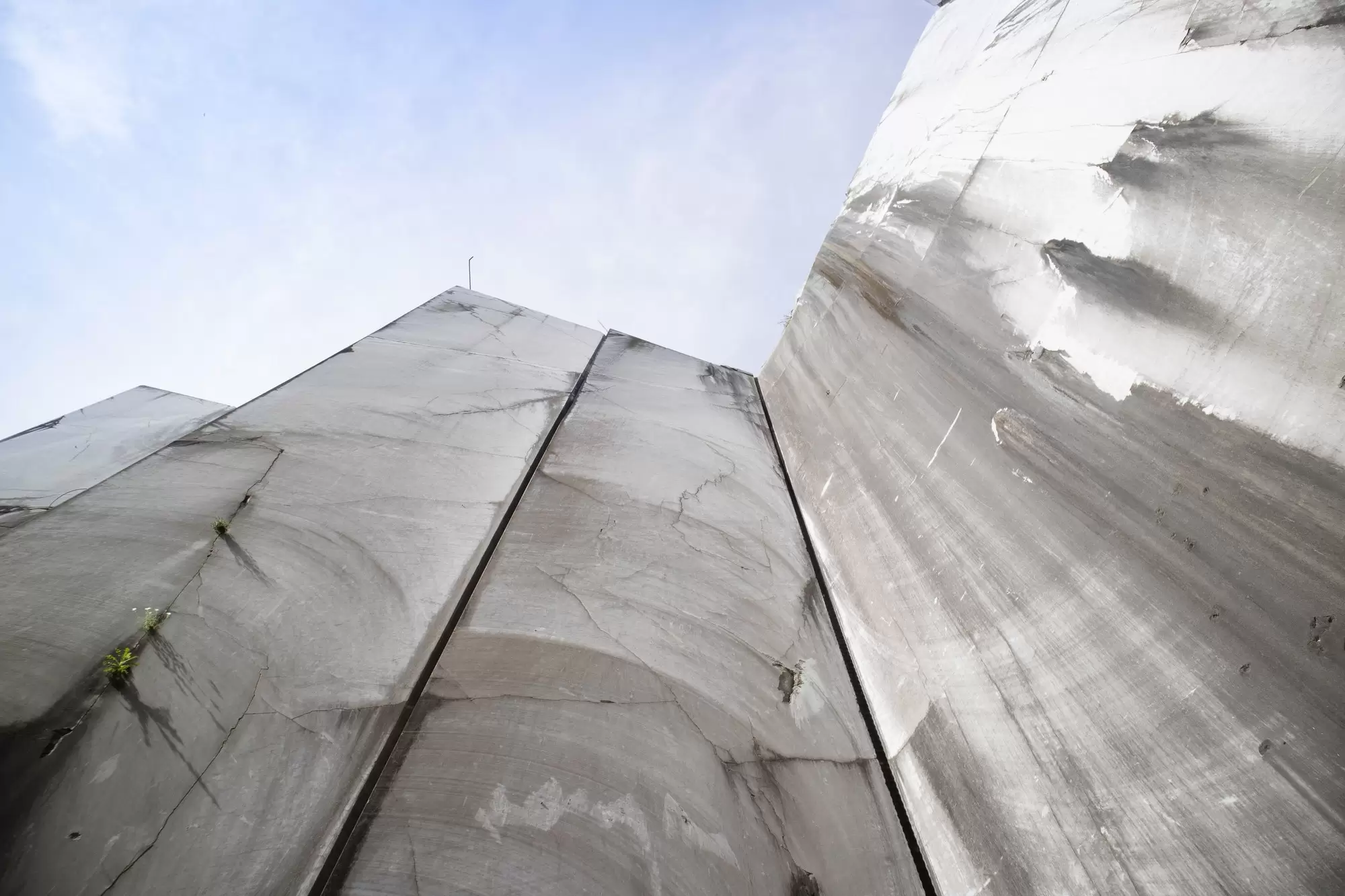 Abandoned marble quarry on the Apuan Alps