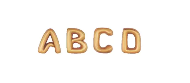 Letra de bronce Mediterráneo