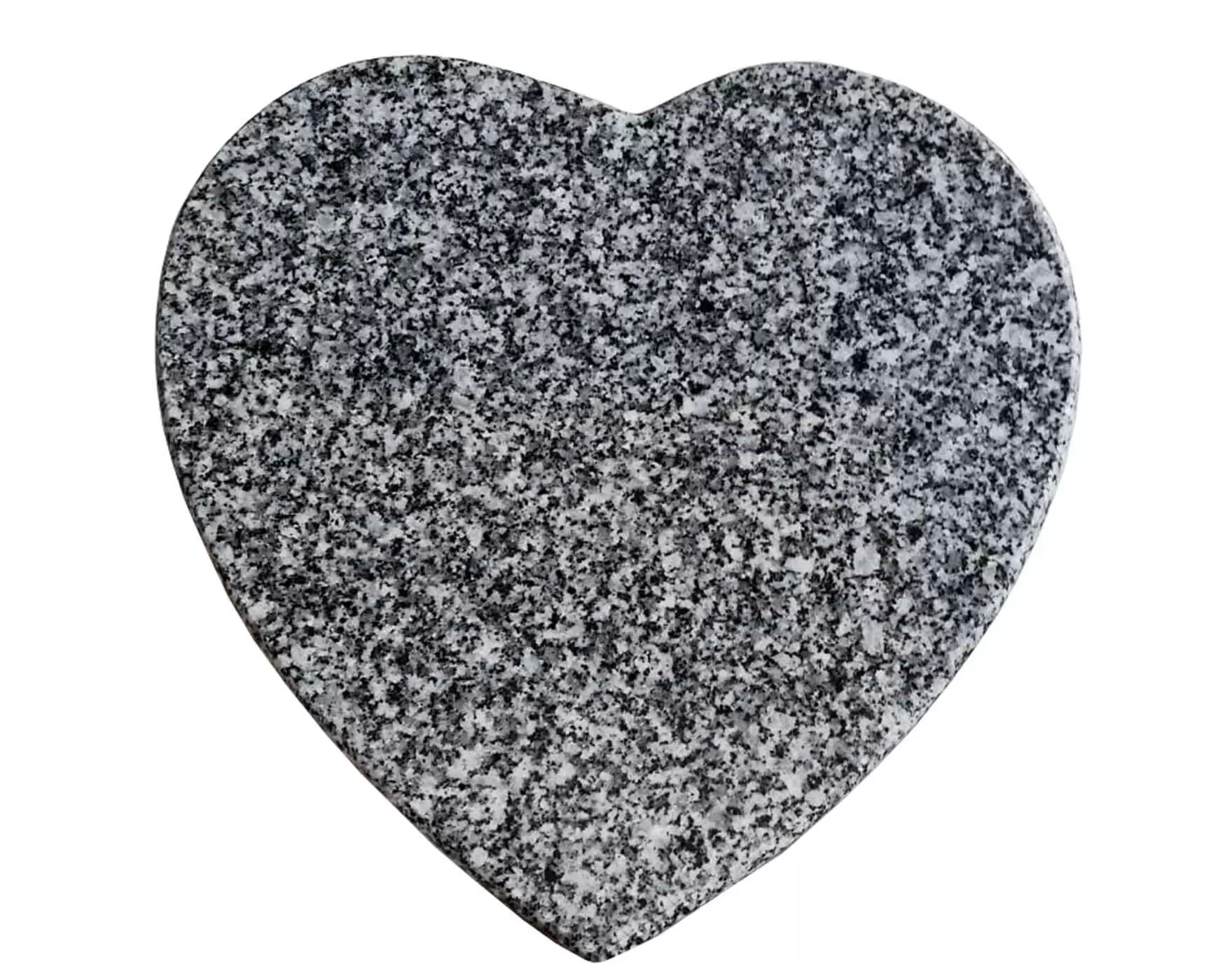 Corazón de granito Gris Quintana para tumba