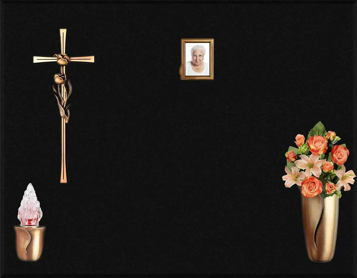 Cruz de bronce A.500