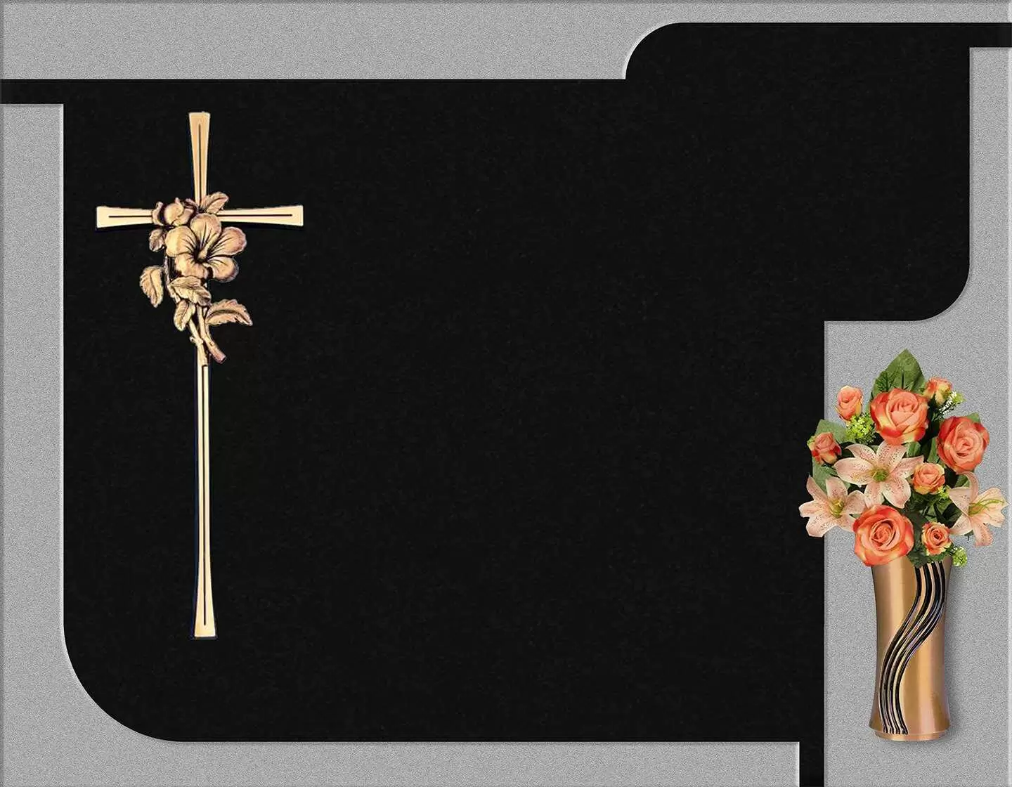 Cruz de bronce A.501