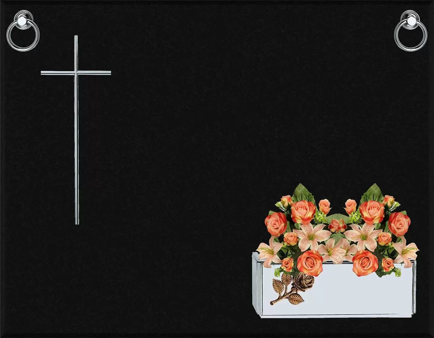 Cruz de acero inoxidable A.506