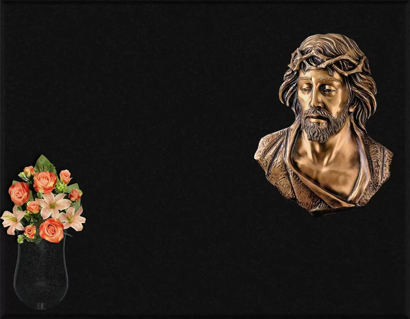 Cristo de bronce A.514