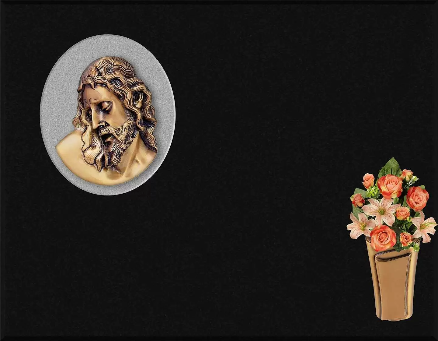 Cristo de bronce A.516