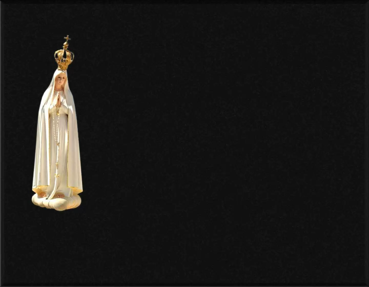 Porcelana incrustada Virgen de Fátima I.721