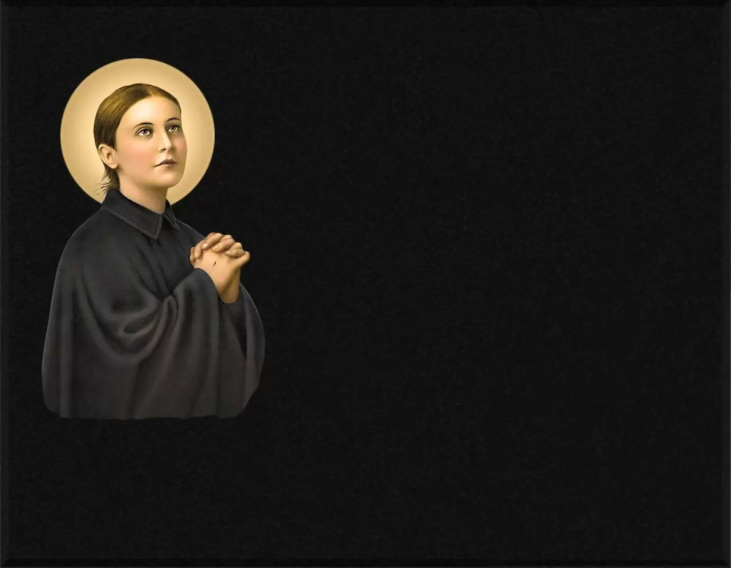 Porcelana incrustada Santa Gema I.730