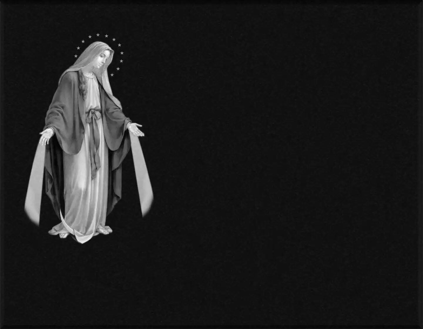 Lápida en láser La Milagrosa L.603