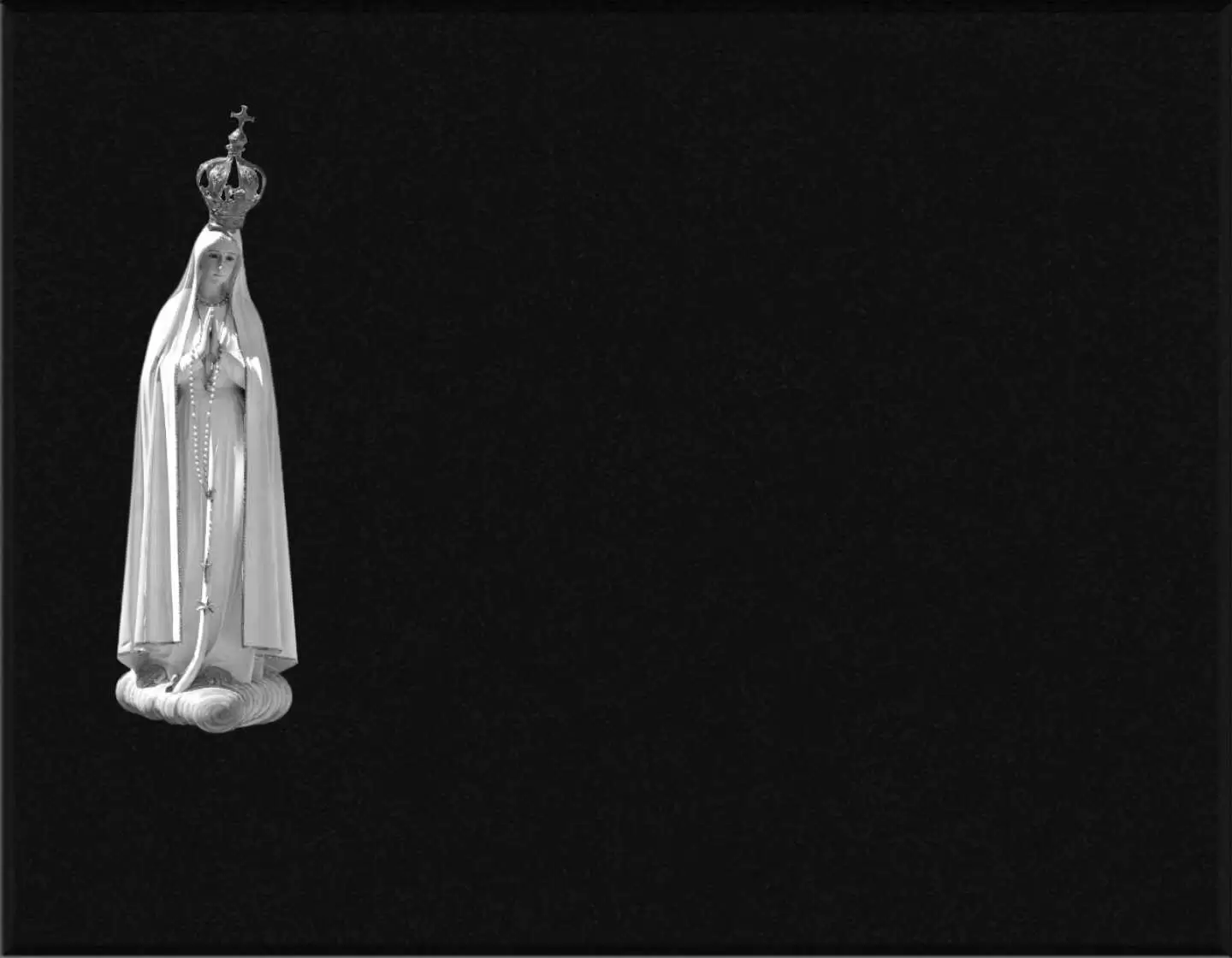 Lápida en láser Virgen de Fátima L.604