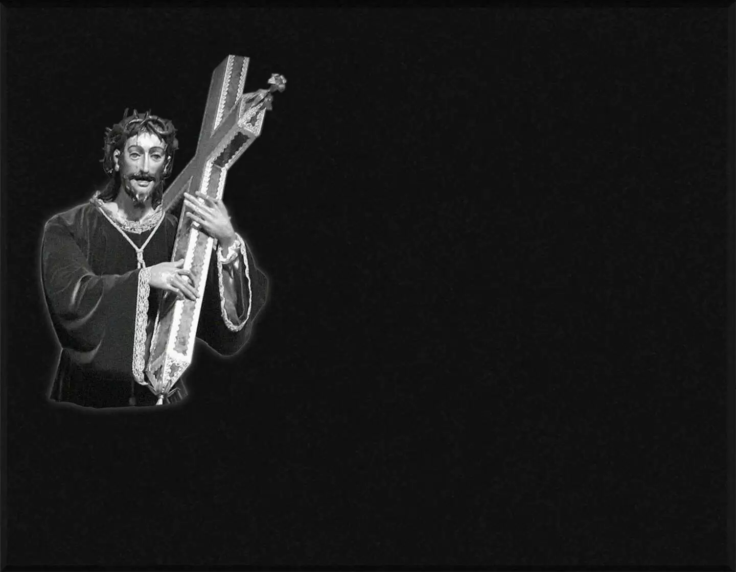 Lápida en láser Cristo L.613