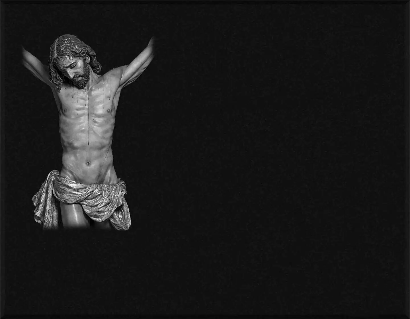 Lápida en láser Cristo L.614