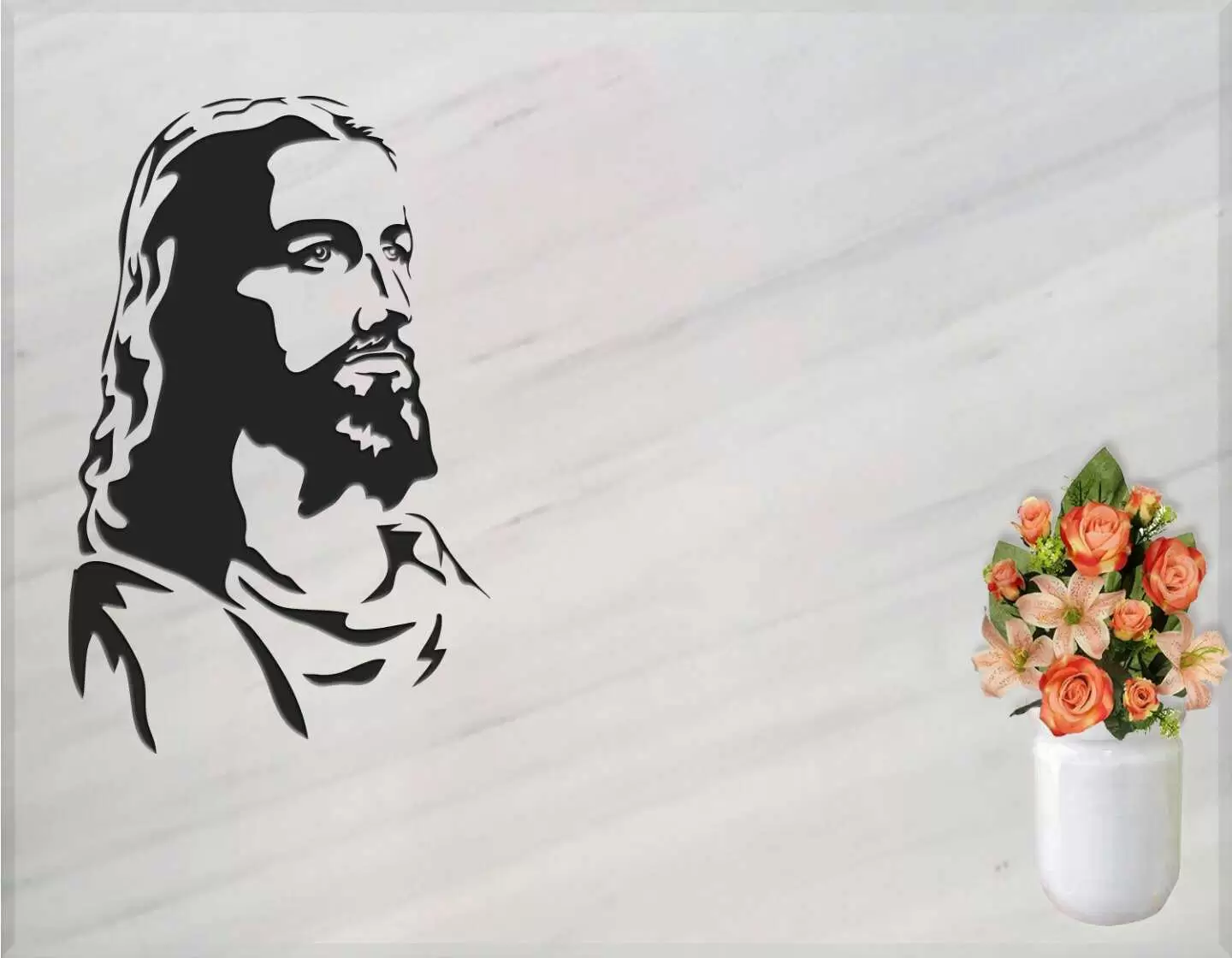 Lápida grabada Cristo G.291