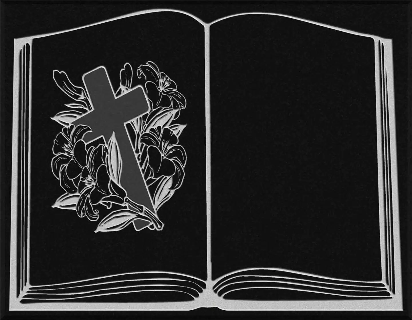 Lápida grabada gran formato libro G.377