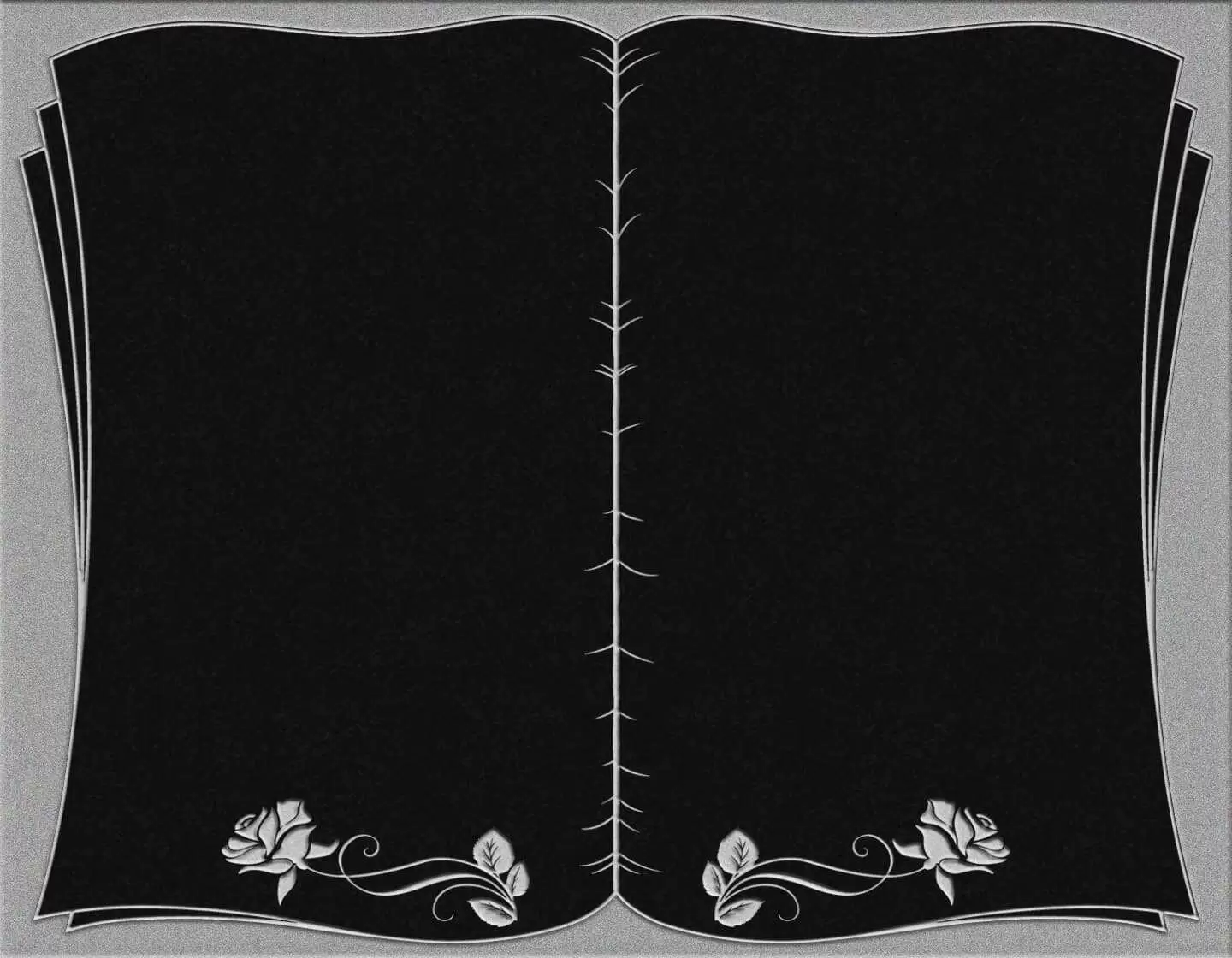 Lápida grabada gran formato libro G.378