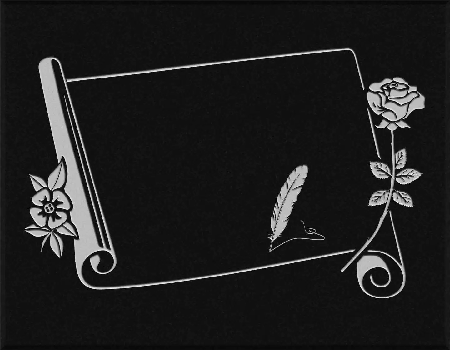 Lápida grabada gran formato pergamino G.382