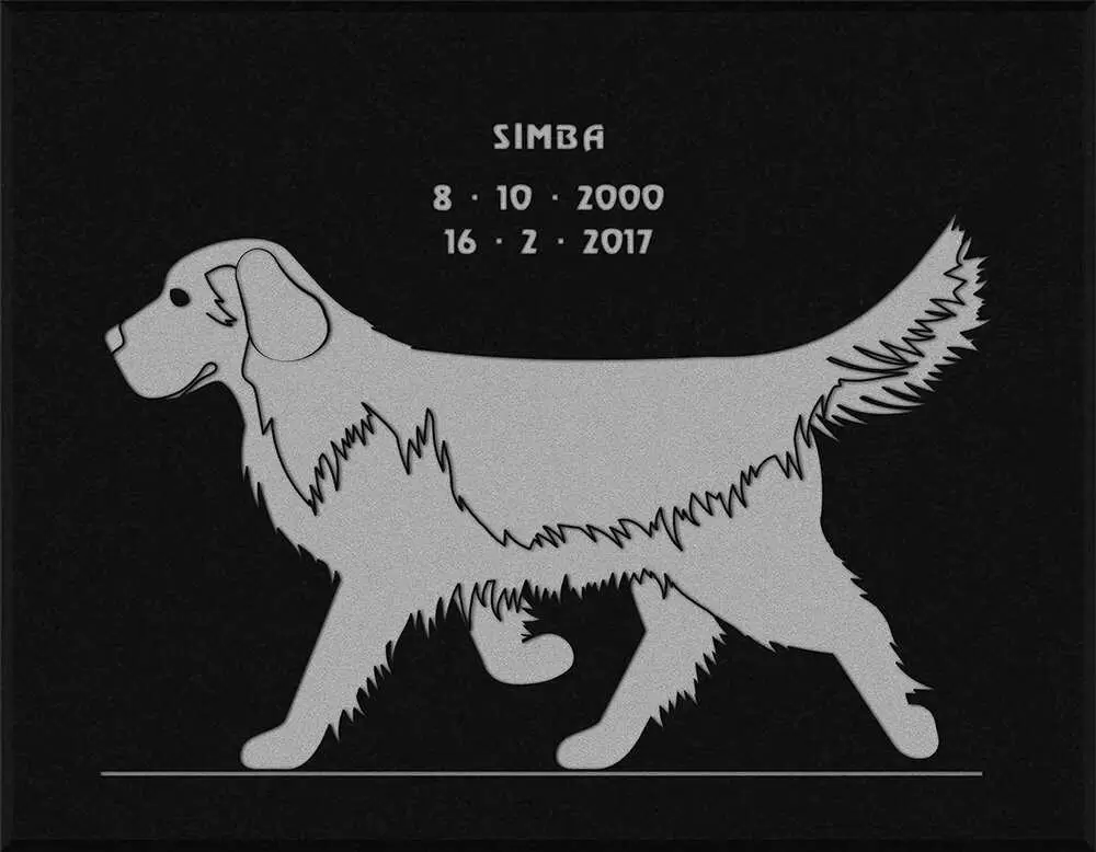 Lápida perro M.1102