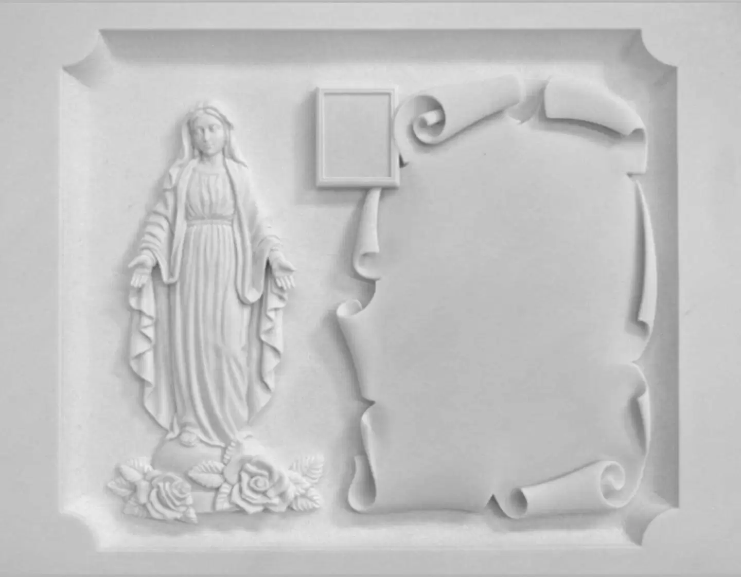 Virgen La Milagrosa tallada T.171