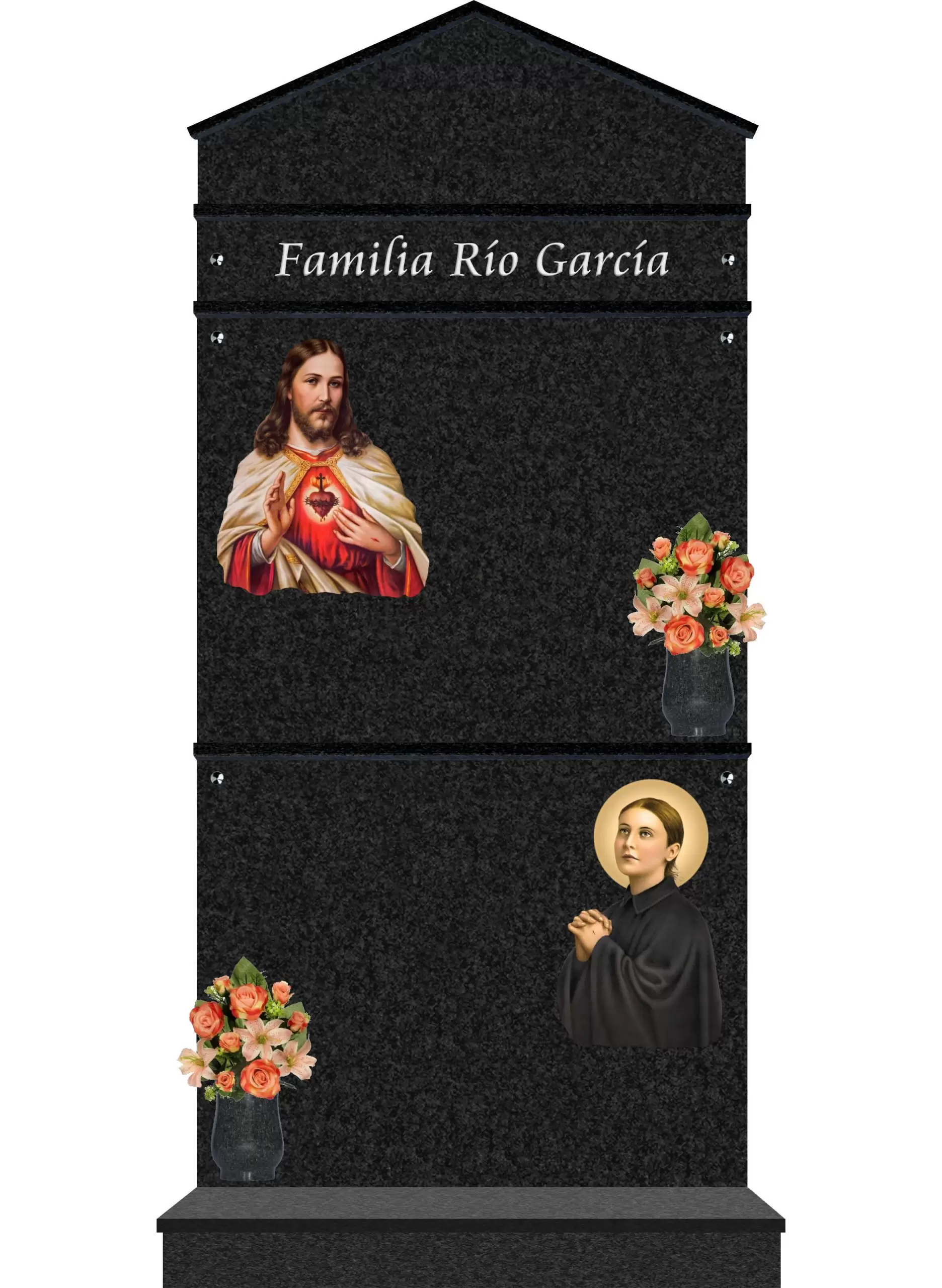 Panteón familiar de 2 nichos P.911