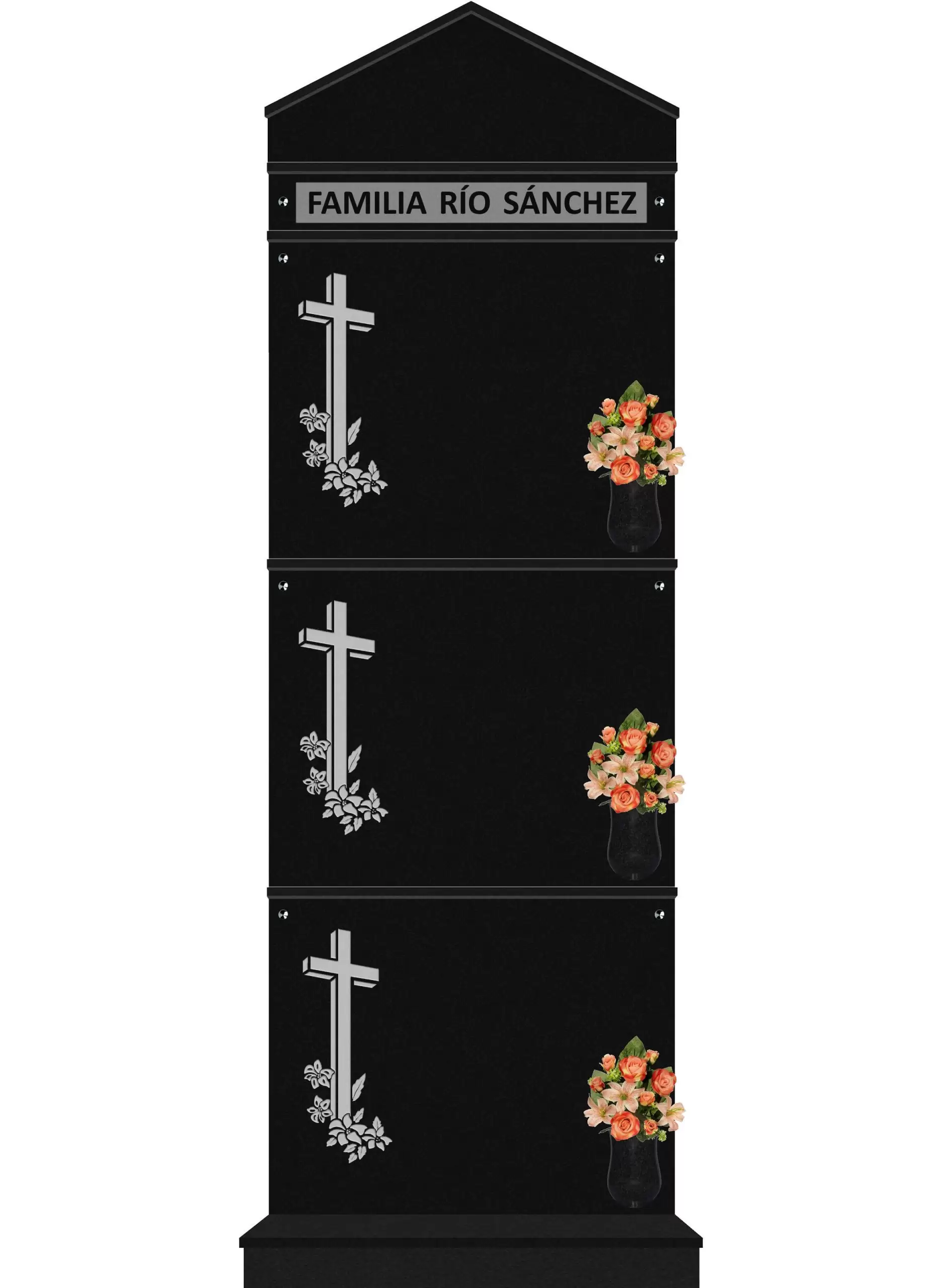 Panteón familiar de 3 nichos P.914