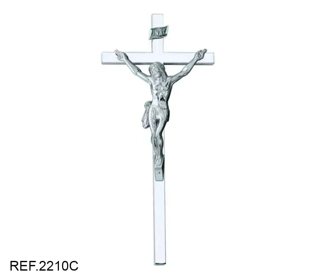 Crucifijos de acero inoxidable