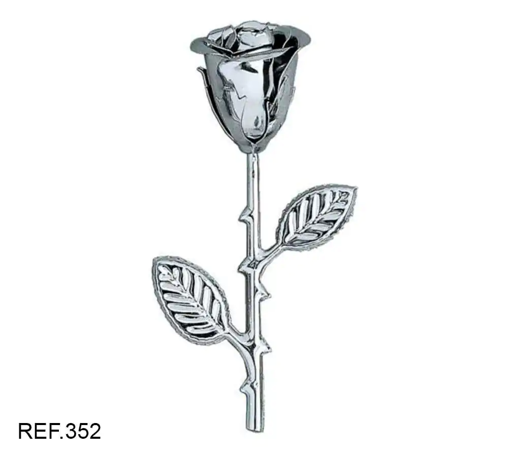 Adornos florales de acero inoxidable - Image 2