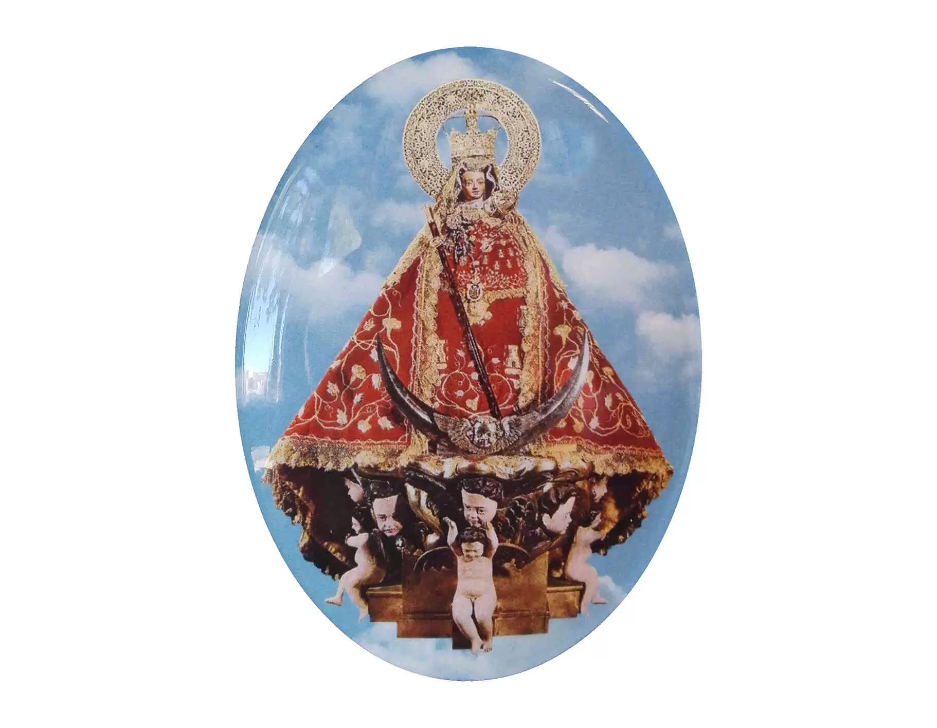 Foto de porcelana Virgen de la Montaña