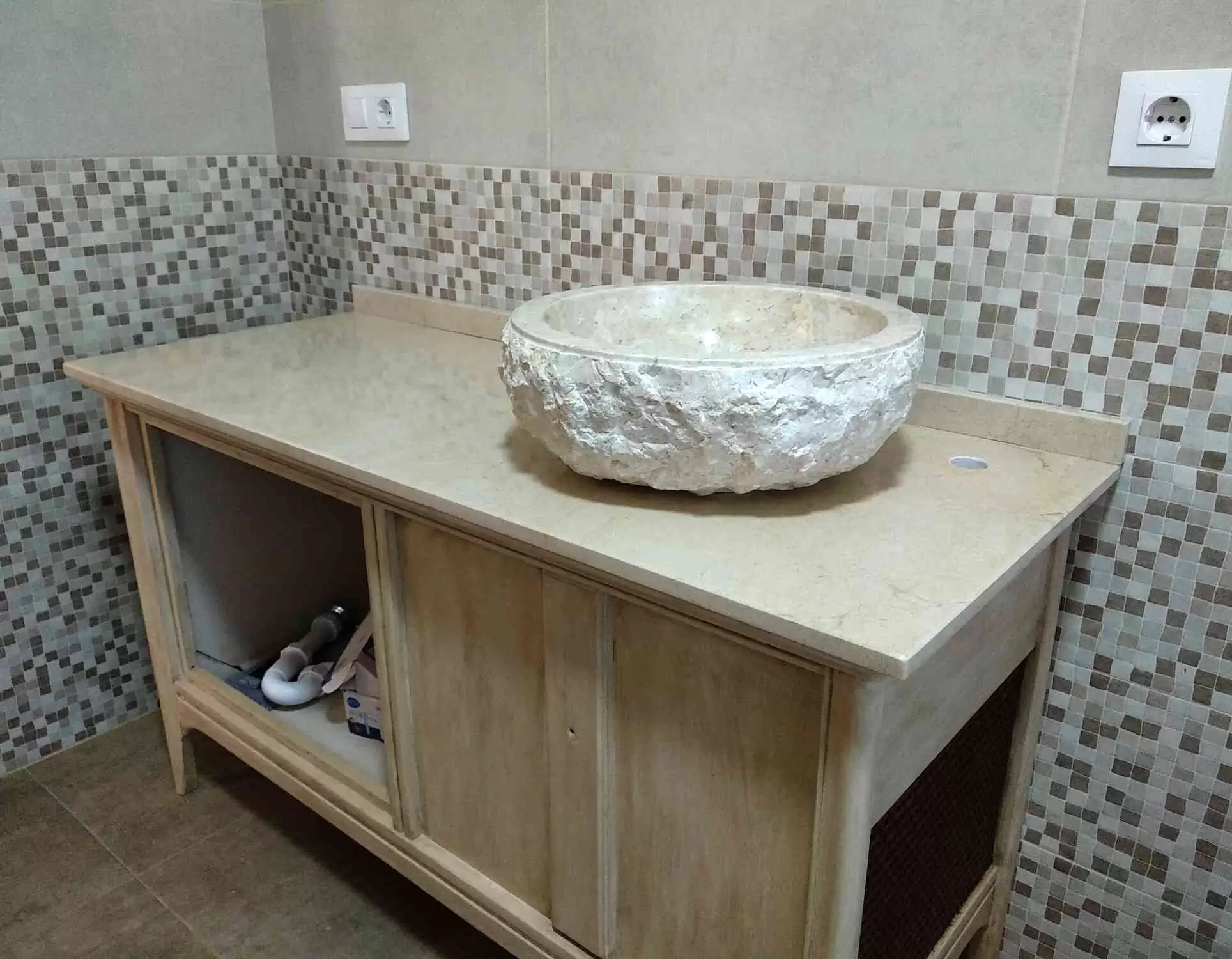 Encimera de mármol Crema Marfil