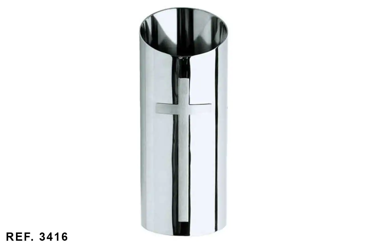 Floreros de acero inoxidable