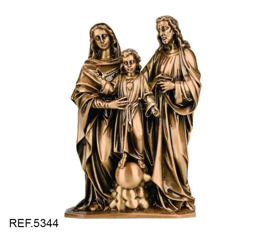 La Sagrada Familia de bronce