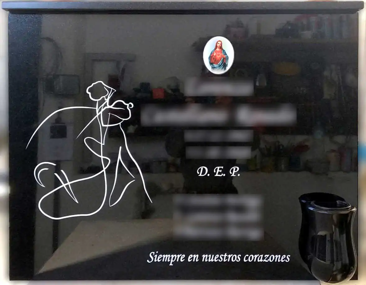 Lápida personalizada con torero